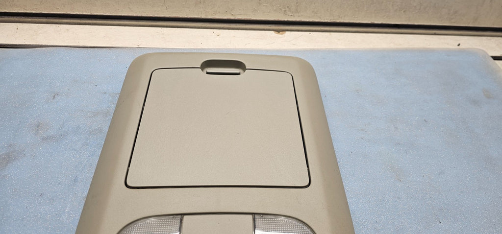 🔥04-08 Ford F-150 F150 Overhead Console DOME Light Lamp Roof🔴Storage GRAY 09