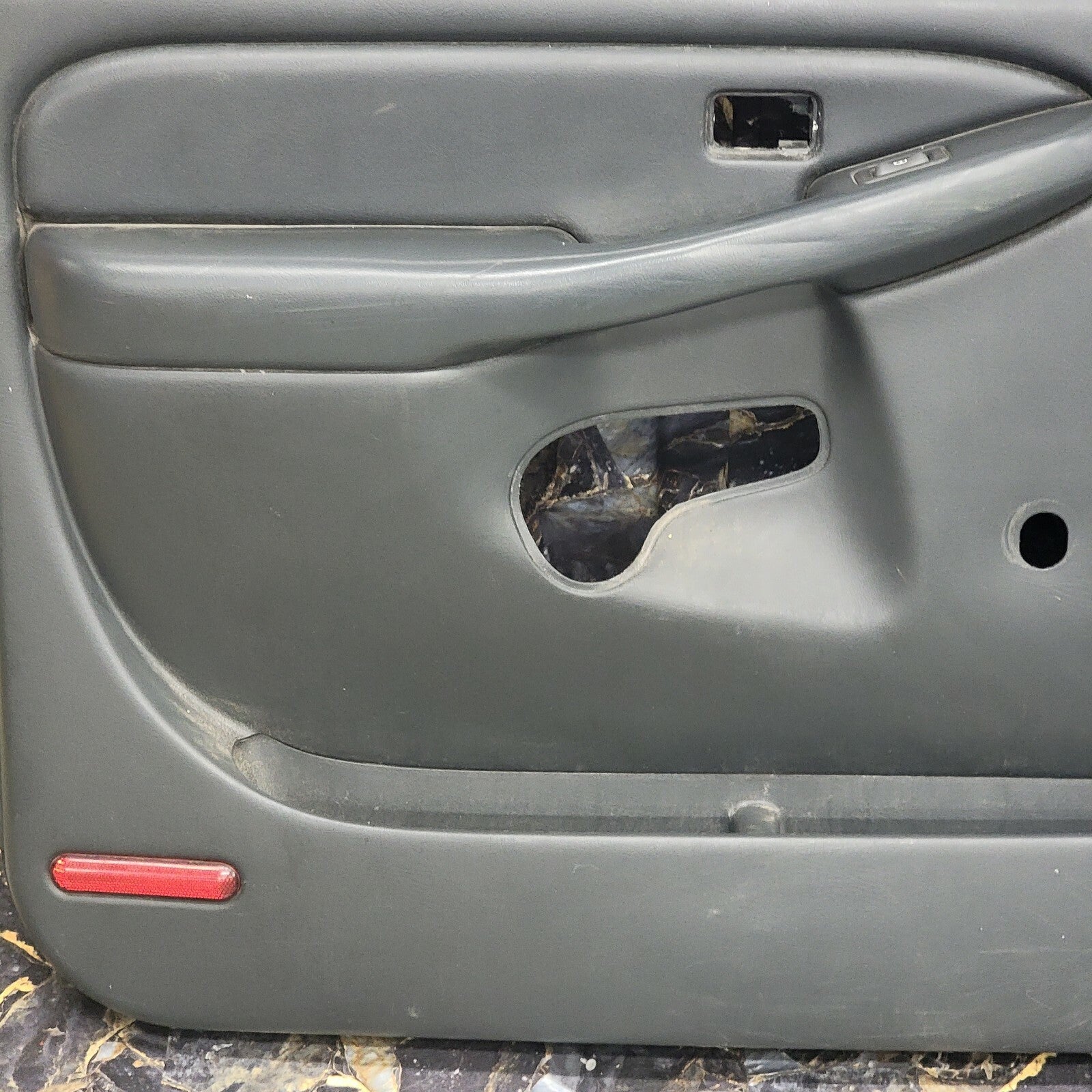 99-06 Silverado SIERRA Door Trim Panel Front LEFT-RIGHT Set Dark GRAY manual D3