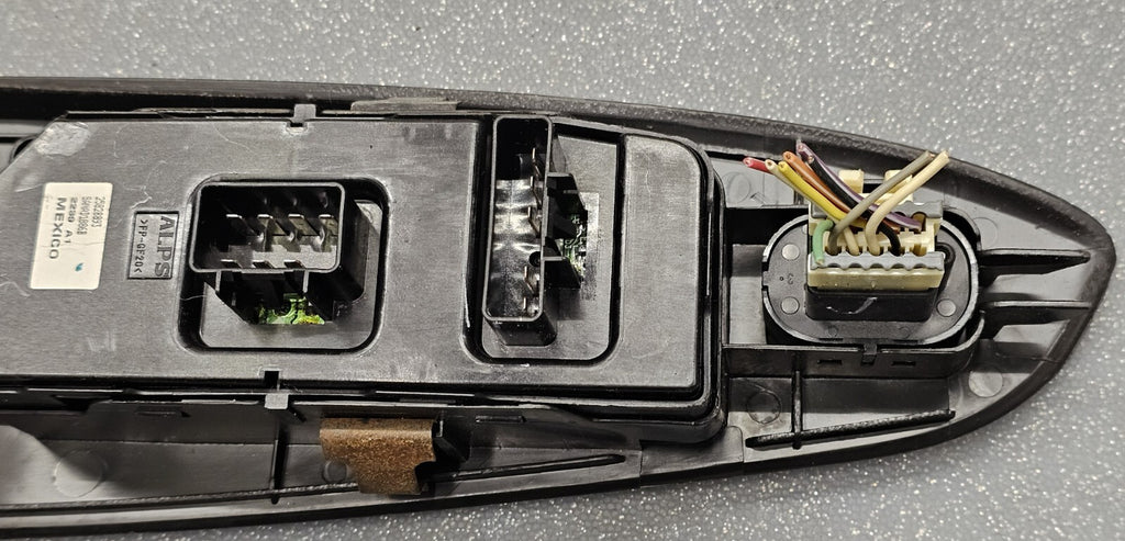 🔥06-08 CHEVY IMPALA LEFT DRIVER MASTER POWER WINDOW SWITCH BEZEL ASSEMBLY BLACK