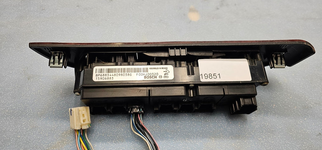 🔥07-14 Tahoe Yukon Suburban Left Driver Door Window Master Switch Wood