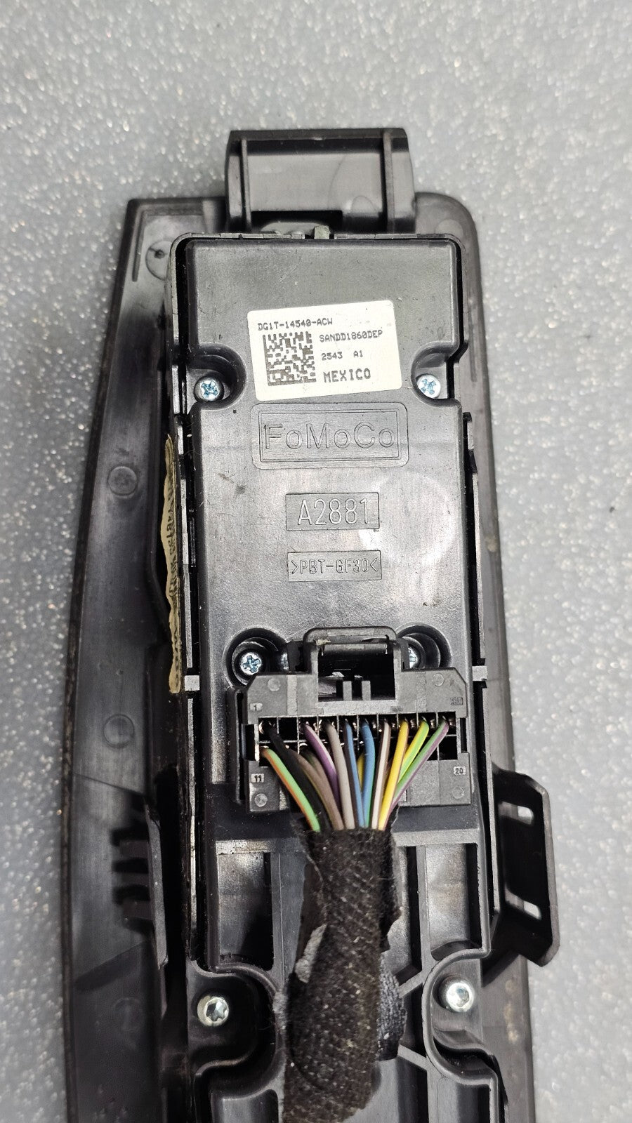 🔥13-19 FORD TAURUS LEFT DRIVER MASTER WINDOW POWER SWITCH ASSEMBLY BLACK OEM