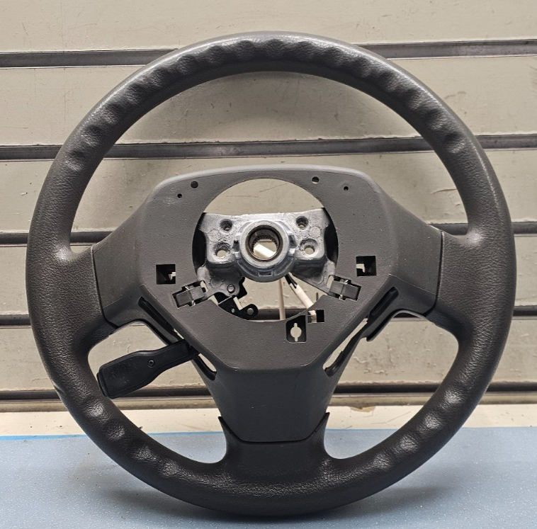 🔥09-13 TOYOTA MATRIX COROLLA FRONT STEERING COLUMN WHEEL ASSEMBLY BLACK LEATHE