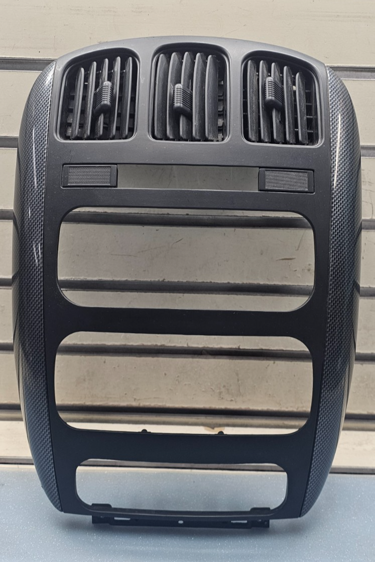 🔥01-07 Dodge Caravan Town & Country Voyager dash radio climate TRIM bezel BLACK