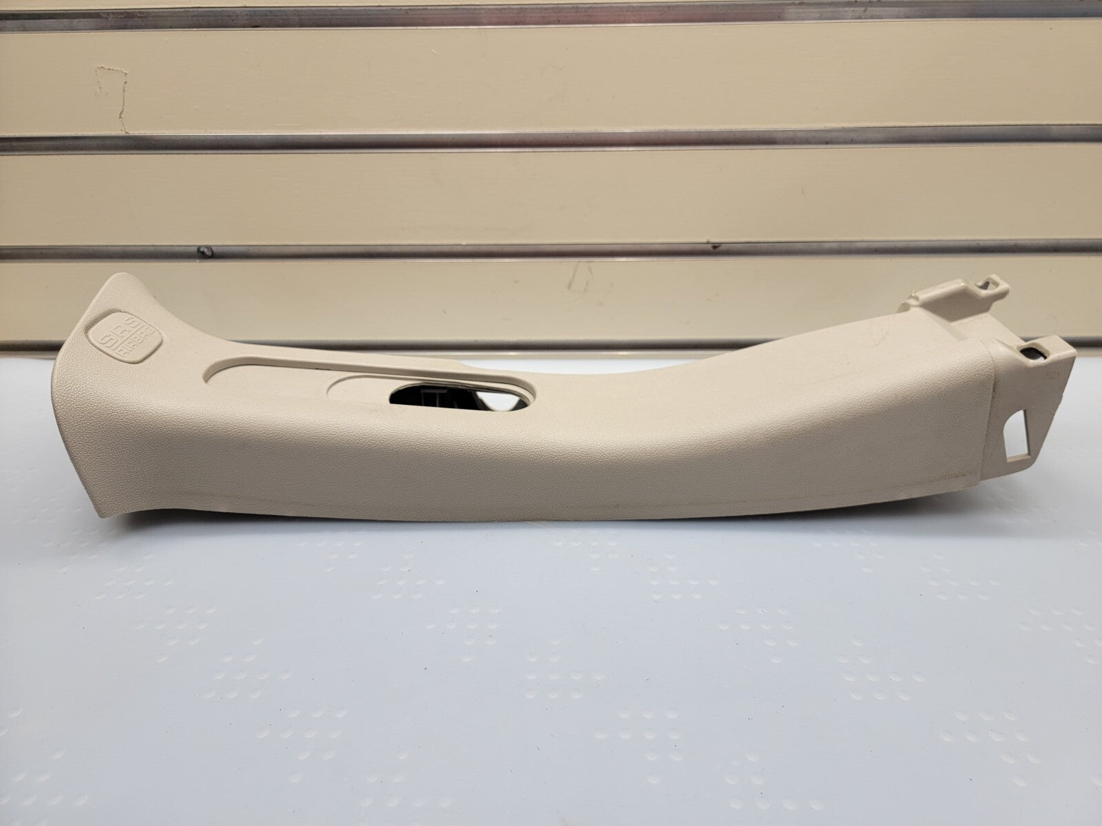 08-16 Dodge Grand Caravan Right Center Upper B Pillar Panel Trim Cover 29587 TAN