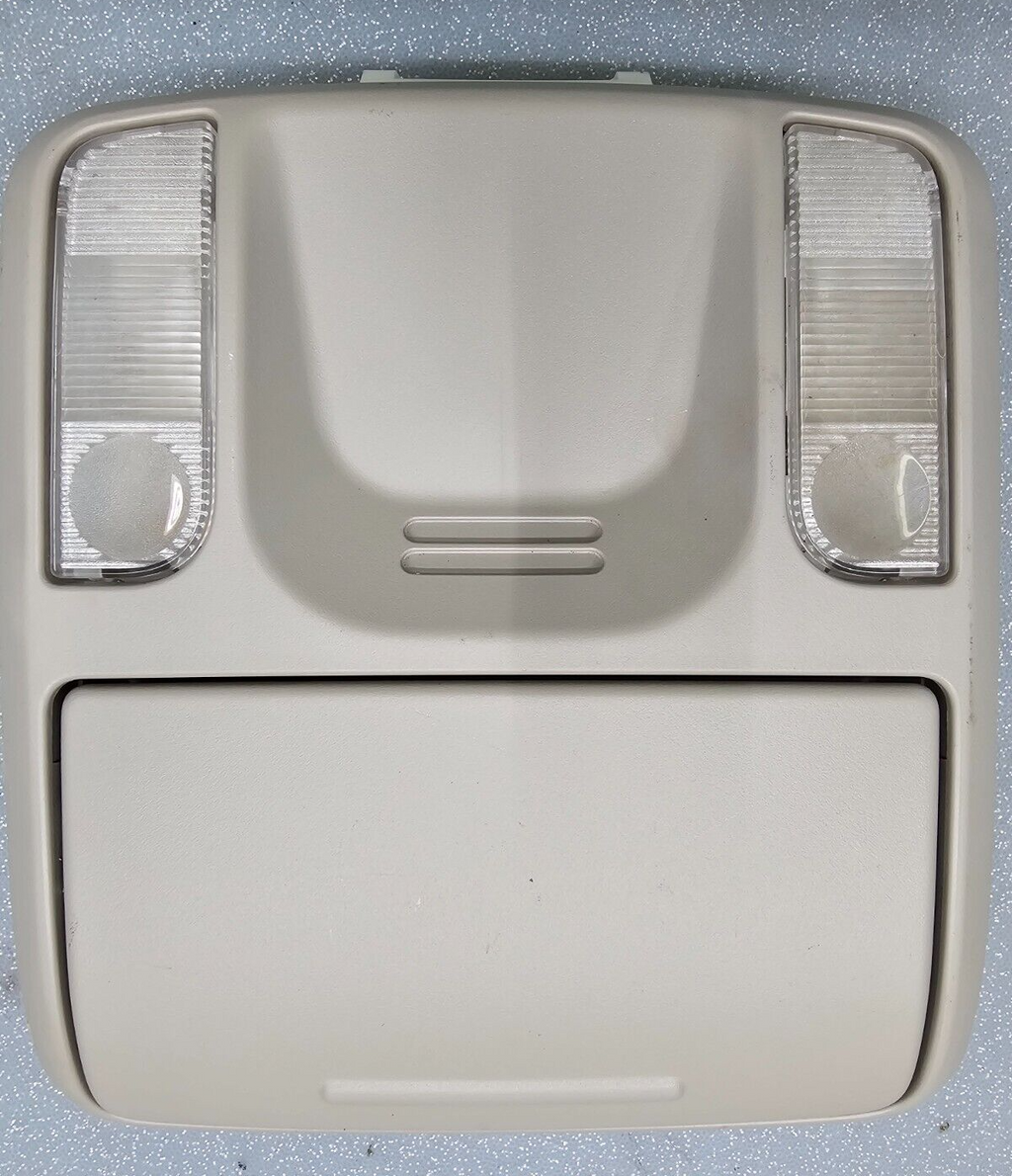 🔥04-08 Chrysler Pacifica Overhead Console Dome Map Light Lamp Assembly TAN