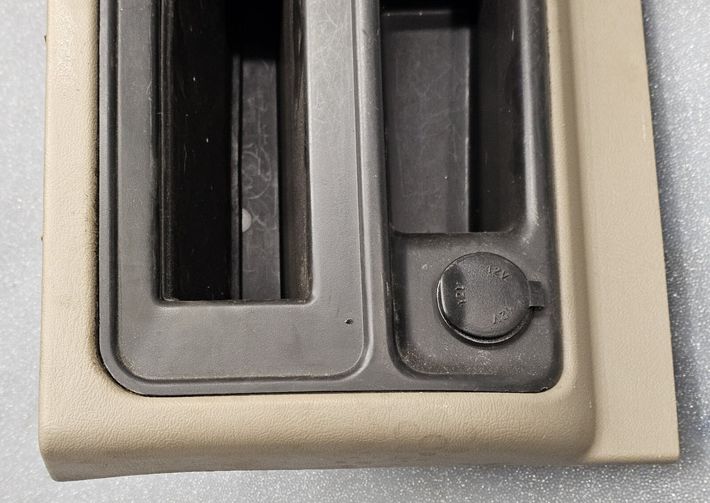 🔥03-06 CHEVY SILVERADO TAHOE GMC SIERRA CENTER CONSOLE STORAGE CUBBY TRAY TAN