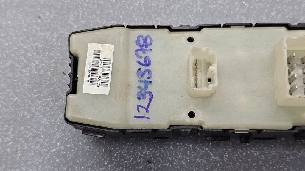 07-14 Chrysler 200 Magnum Durango  Master Power Window Switch Left Driver Black