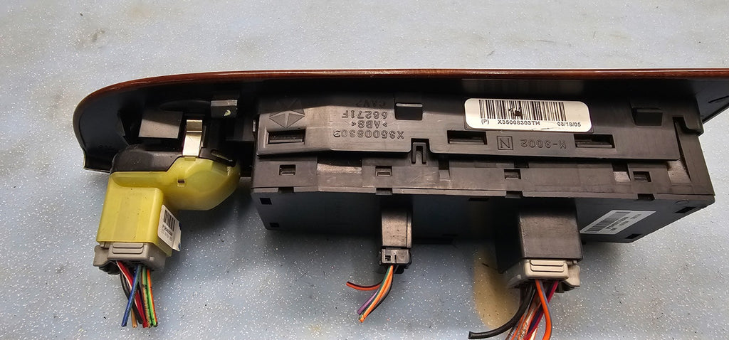 🔥05-10 Grand Cherokee Commander Left Diver Master Power Window Switch Wood