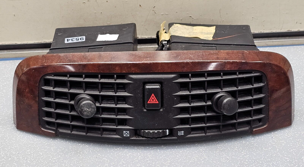 03-07 CADILLAC CTS SRX CENTER DASH AIR VENT HEATER CONDITIONING BEZEL TRIM WOOD