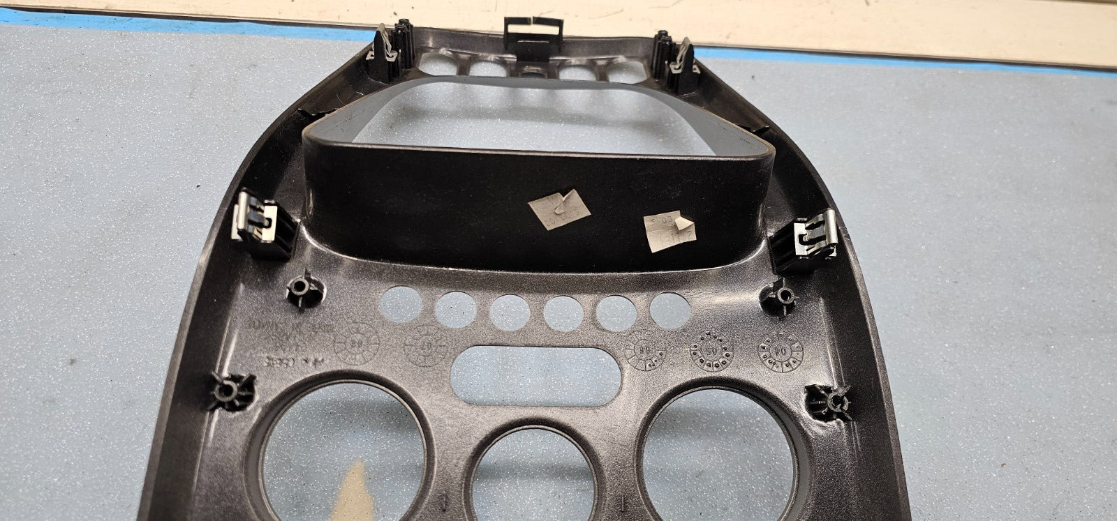 🔥05-06 Chevy Equinox Center Dash Radio Climate Control Bezel Trim Panel Silver