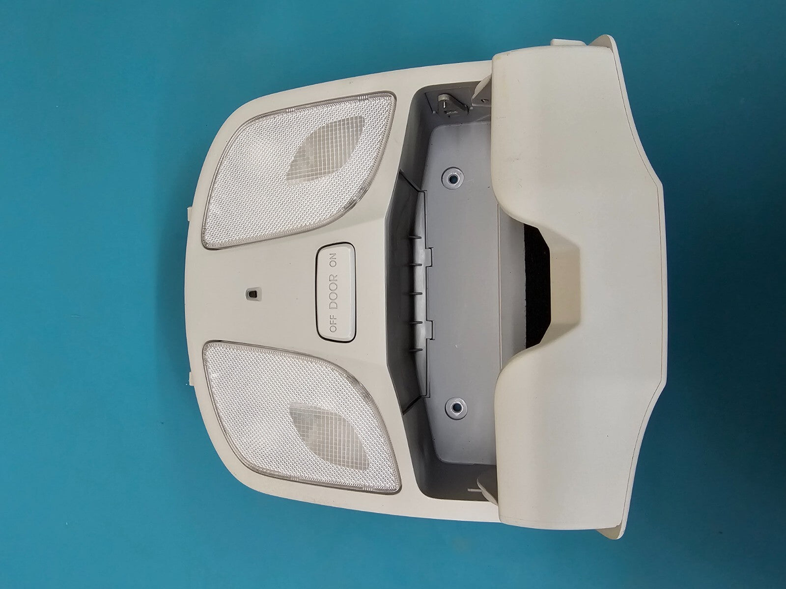 11-14 HYUNDAI SONATA OVERHEAD CONSOLE DOME LIGHT STORAGE SUNROOF STORAGE LT GRAY