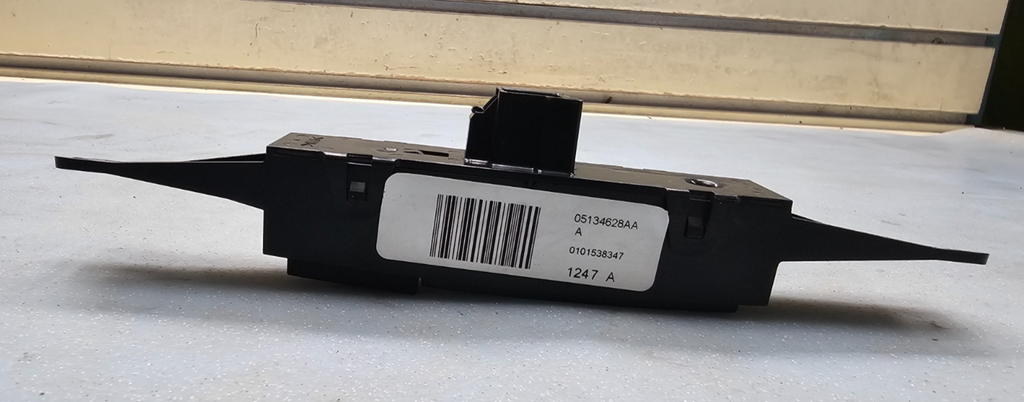 🔥01-07 CARAVAN Grand Caravan Town & Country  warning HAZARD LIGHT SWITCH BLACK