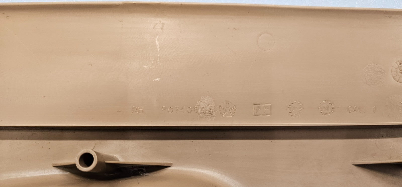 🔥98-01 Dodge Ram 1500 2500 Right passenger Power Seat Trim Panel tan OEM