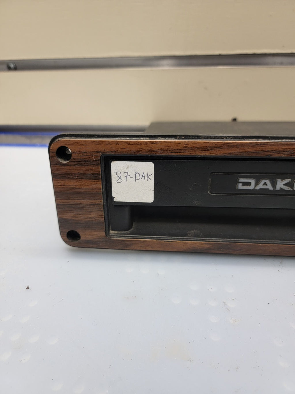 🔥87-96 Dodge Dakota Dash Slide Out Cup Holder & Bezel W/Vent Trim Woodgrain OEM