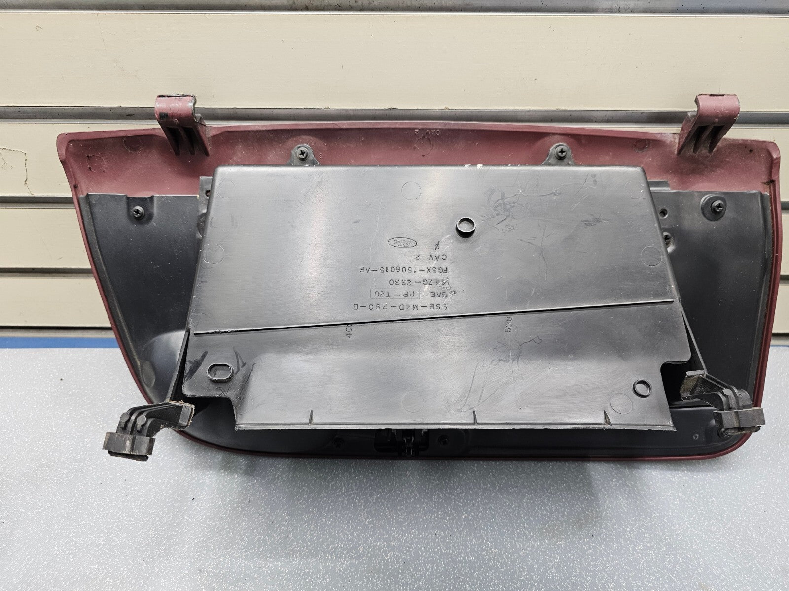 🔥97-03 FORD F150 Glove Box Dash Storage Compartment DOOR ASSEMBLY LID COVER RED