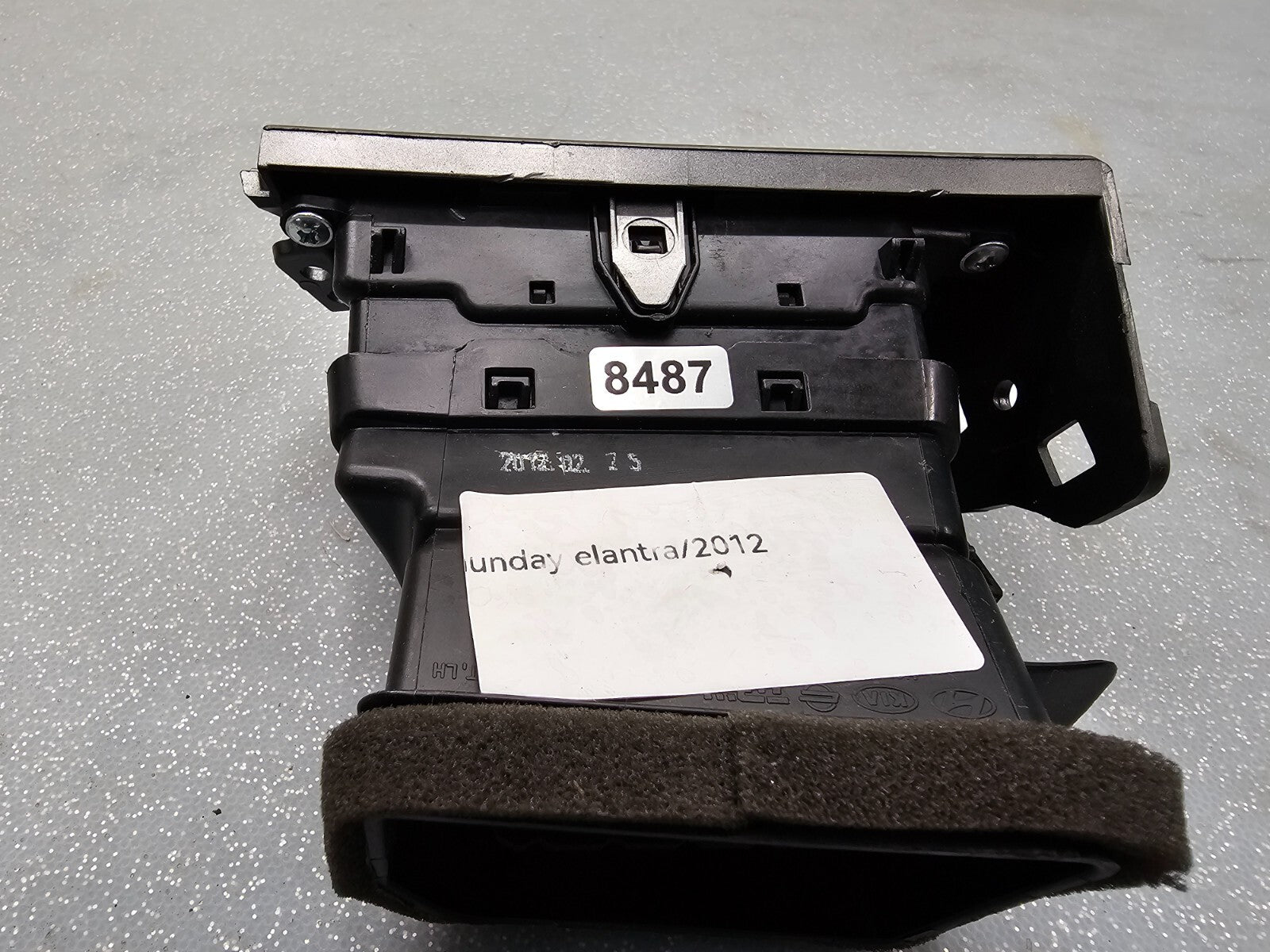 🔥11-13 ELANTRA DASH LEFT DRIVER HVAC AC HEATER AIR VENT CONDITIONER SILVER OEM