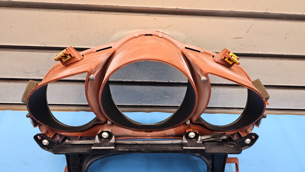 🔥08-12 Chevry Malibu Dash Instrument Cluster Speedometer Bezel Panel Orange