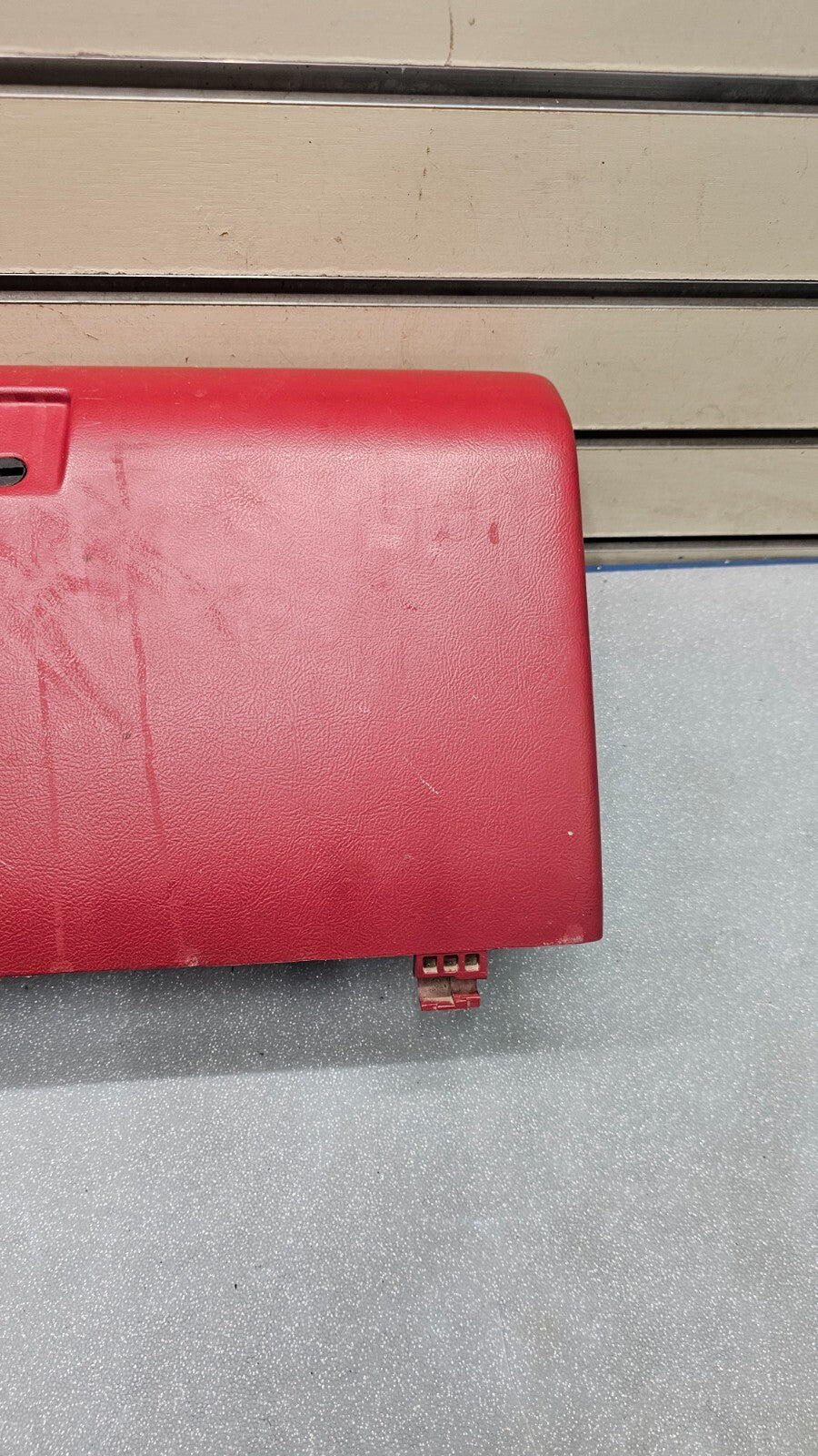 🔥92-96 F150 F250 F350 Bronco Dash Glove Box Storage Compartment Assembly RED