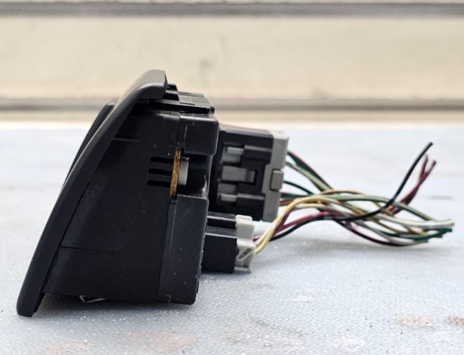 🔥98-02 Honda Accord Center Dash Clock W/Hazard Switch Board Digital Button OEM