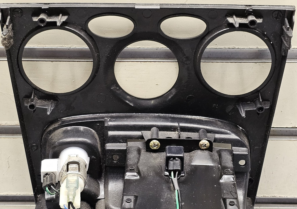 🔥01-06 Santa Fe Dash Temperature Climate control Heater Air Filter Bezel Black