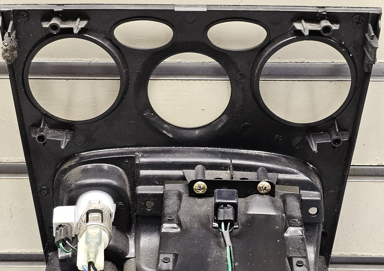 🔥01-06 Santa Fe Dash Temperature Climate control Heater Air Filter Bezel Black