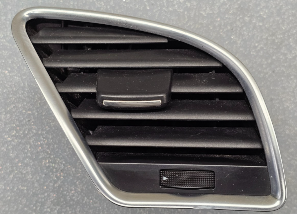 09-12 AUDI A4 Dash Right Passenger AC Air Vent Heater Panel Conditioner Silver
