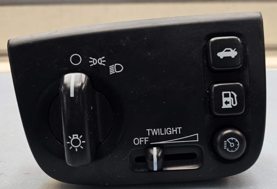 🔥00-05 Cadillac Deville Headlight Dimmer Switch Trunk Gas Door Assembly BLACK