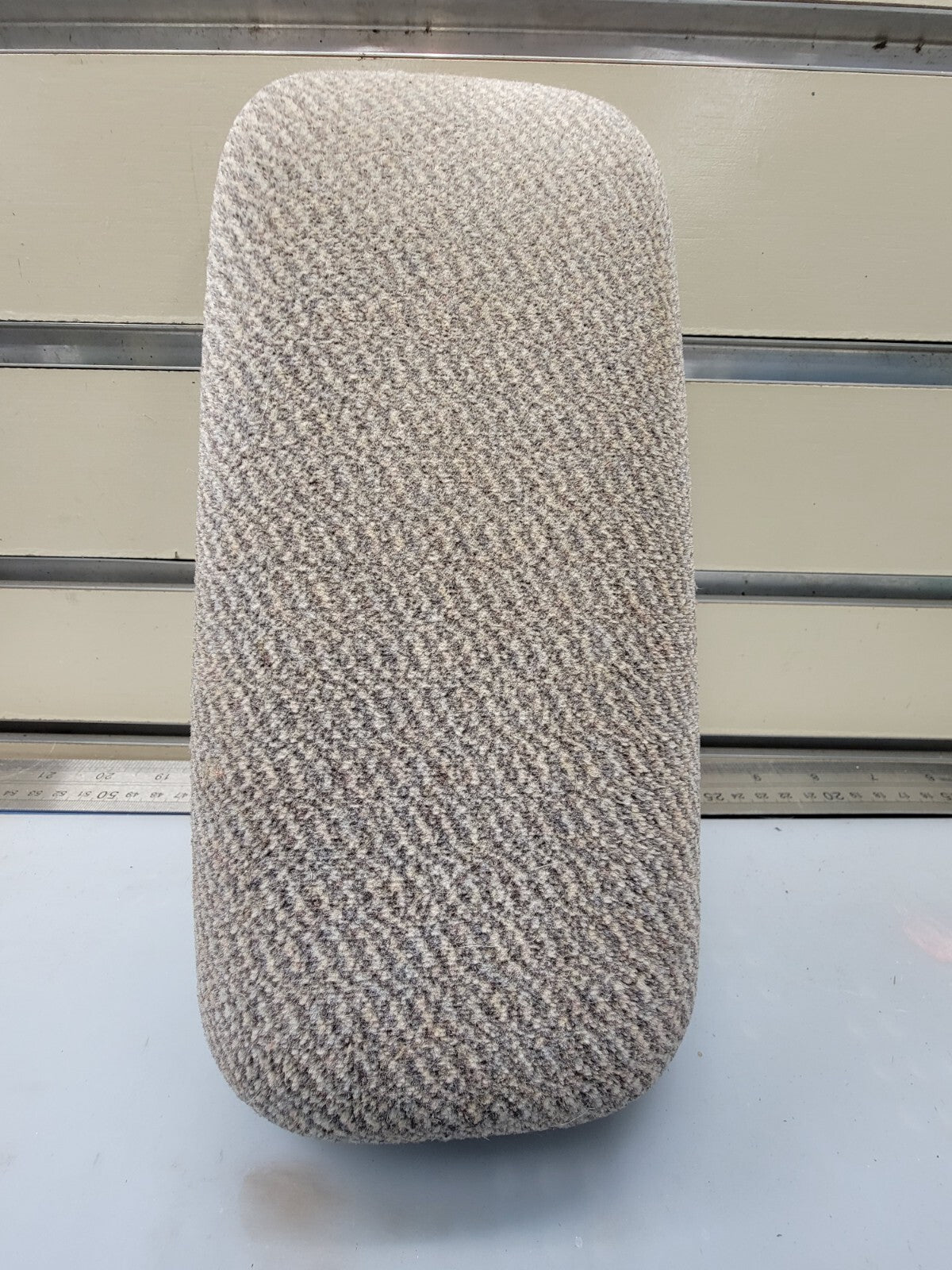 🔥96-00 Honda Civic Armrest Center Console Compartment Lid Gray Cloth