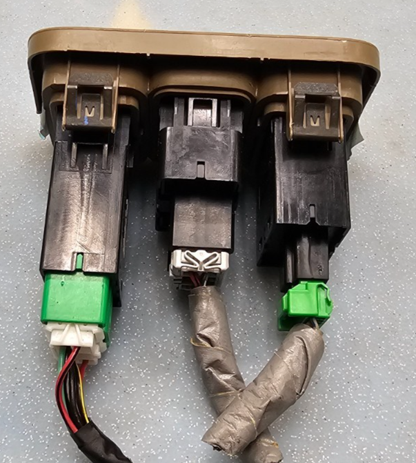 🔥03-08 Honda Pilot cruise control & light on/off switch trim TanOEM