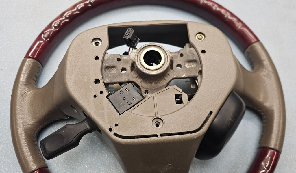 🔥02-06 LEXUS ES300 ES330 STEERING COLUMN WHEEL CRUISE CONTROL OEM TAN/MAROON