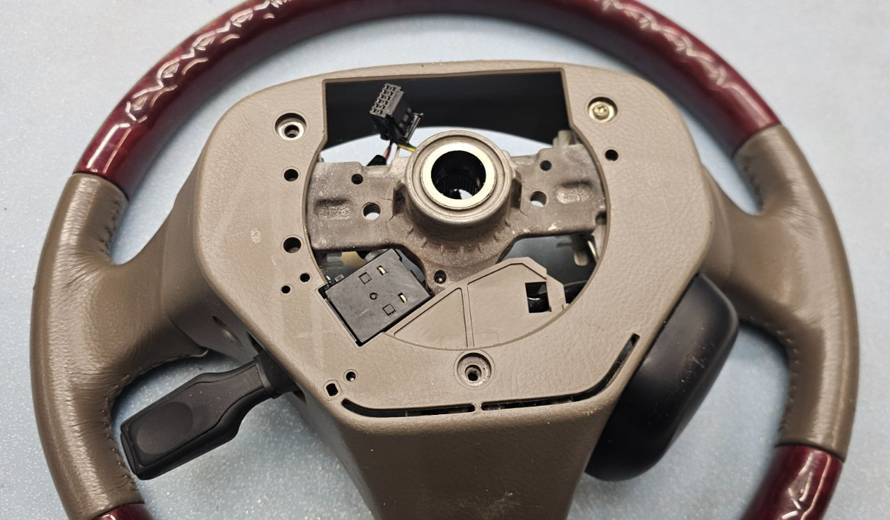 🔥02-06 LEXUS ES300 ES330 STEERING COLUMN WHEEL CRUISE CONTROL OEM TAN/MAROON