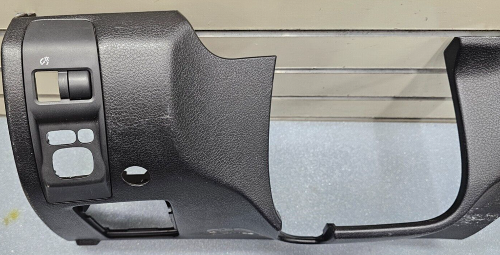 08-14 Impreza WRX STI Left Driver Dash Kick Panel Under Lower Column Cover Black