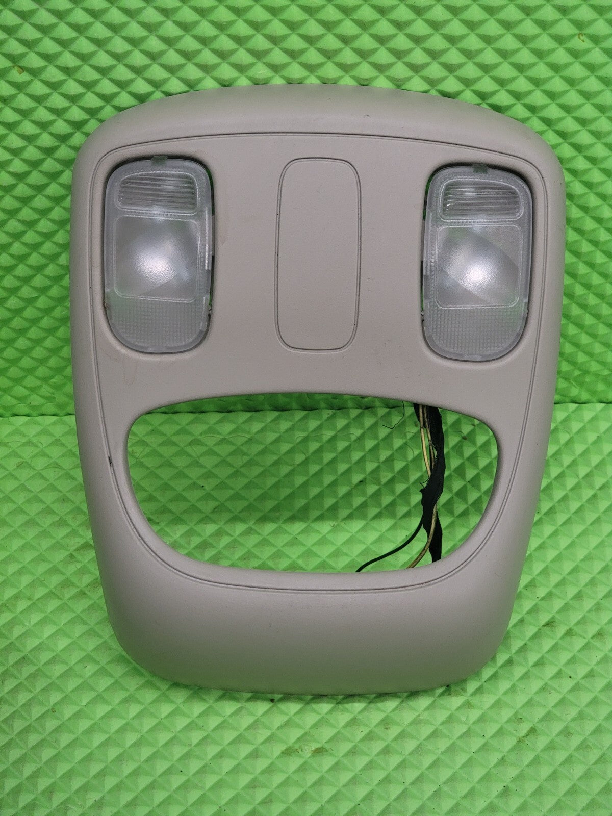 🔥02-05 Dodge Ram Overhead Console Map Dome Light Lamp Storage Assembly Gray
