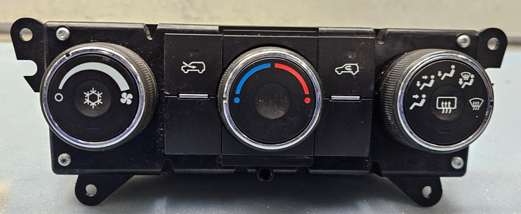 🔥09-12 TRAVERSE DASH CLIMATE CONTROL A/C HEATER TEMPERATURE HVAC PANEL BLACK