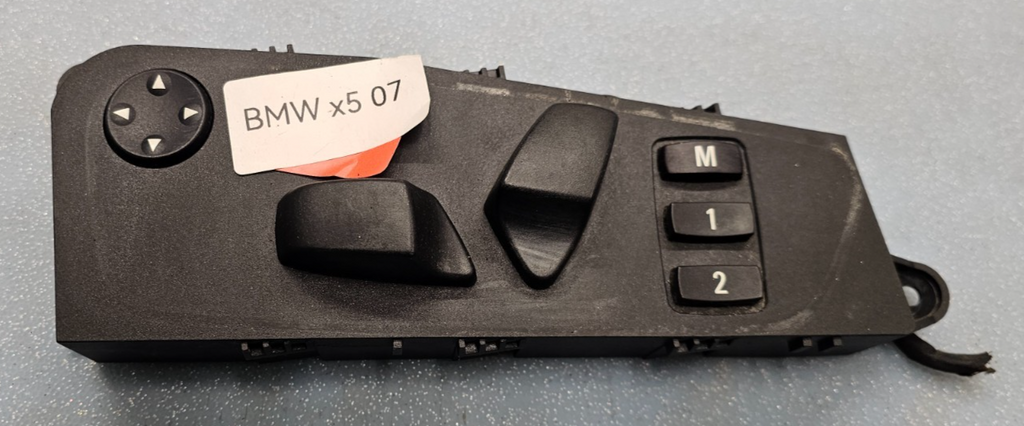 🔥07-13 BMW X5 E70 Front Left Driver Seat Adjustment Control Switch Black OEM