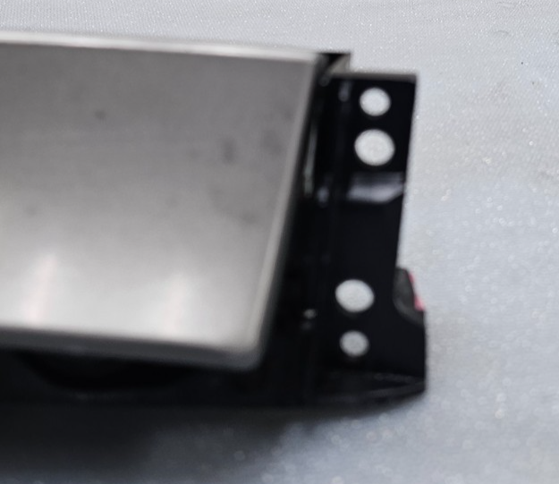 08-11 Highlander Center Dash Storage Pocket Instrument Panel Compartment Silver