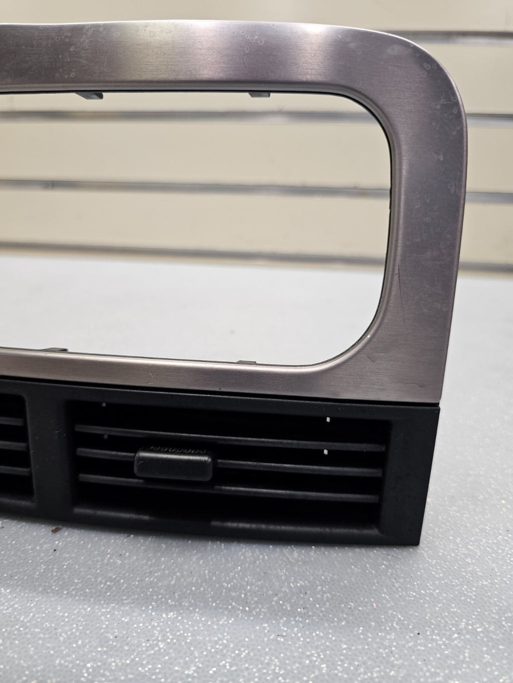 🔥99-04 Jeep Grand Cherokee Center Dash RADIO Bezel A/C Air Vent Trim SILVER