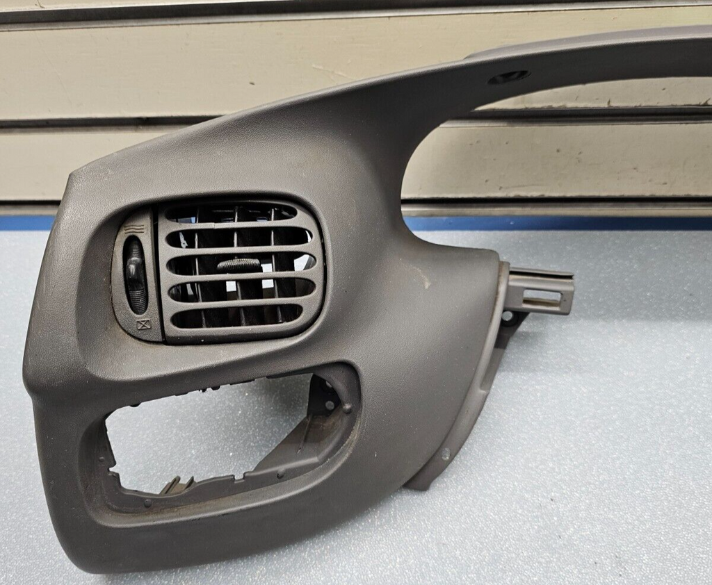 97-03 Ford F150 Dash Speedometer Instrument CLUSTER Bezel Trim Panel DK GRAY C13