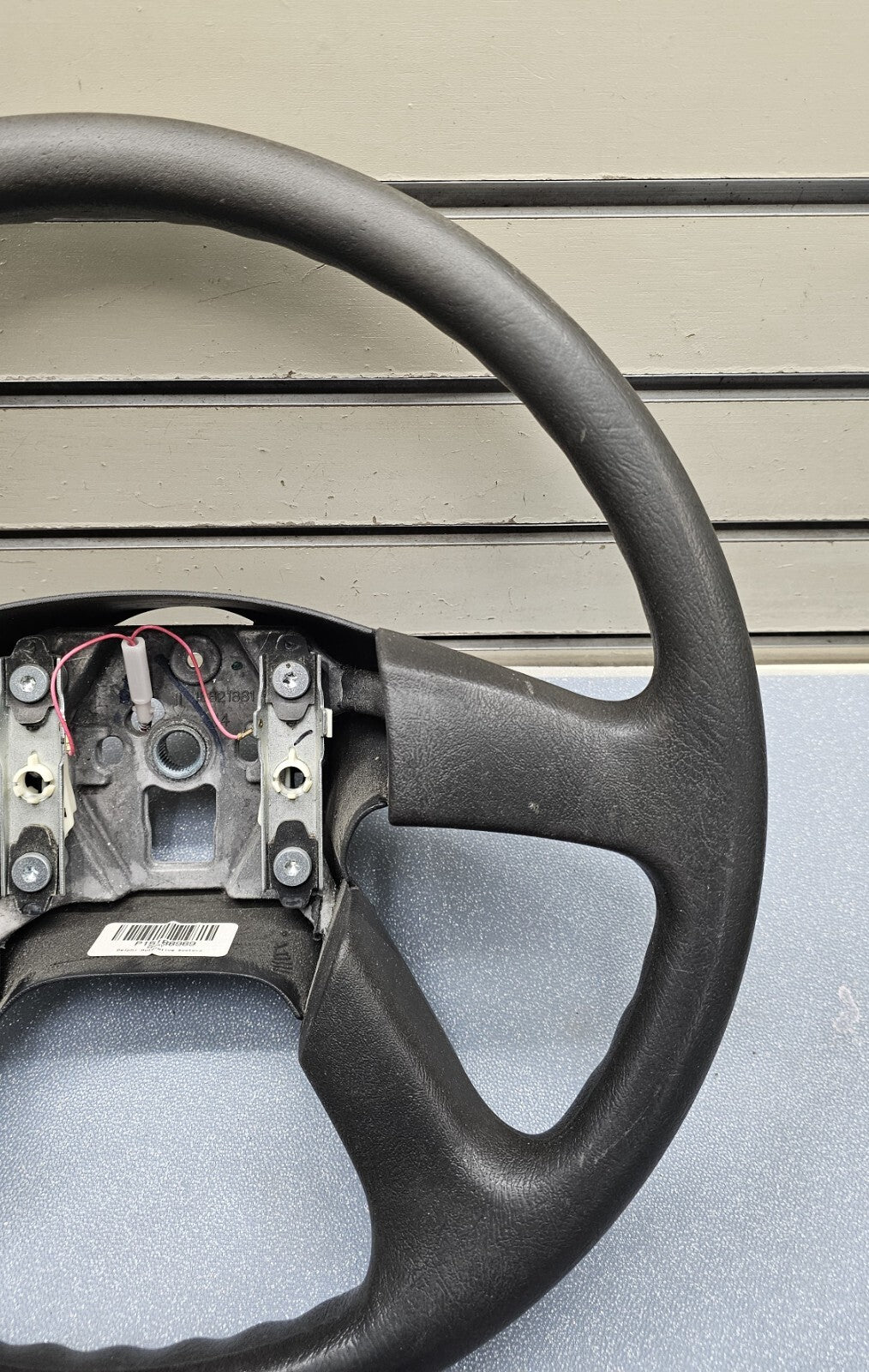 🔥03-06 SILVERADO SIERRA YUKON TAHOE SUBURBAN STEERING WHEEL LEATHER BLACK