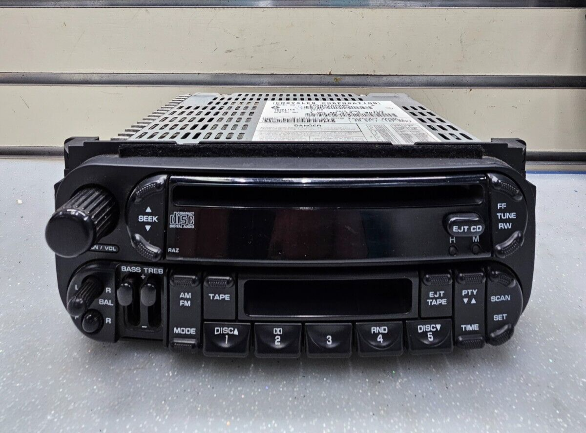 🔥02-07 Chrysler Jeep Dodge Car Truck Radio AM FM CD Player Aux Input RBK Digita