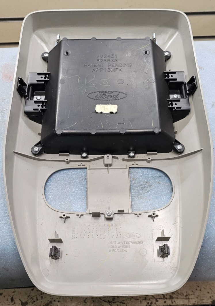 🔥04-08 Ford F-150 F150 Overhead Console DOME Light Lamp Roof Storage Tan