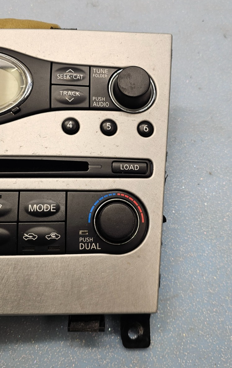 🔥07-13 Infiniti G35 G37 Dash AC Heater Temperature Climate Control Radio Audio