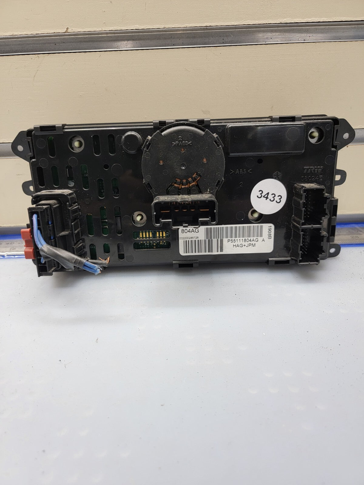 🔥08-10 Dodge Grand Caravan Town & Country Climate Control Rear A/C Heater Dash