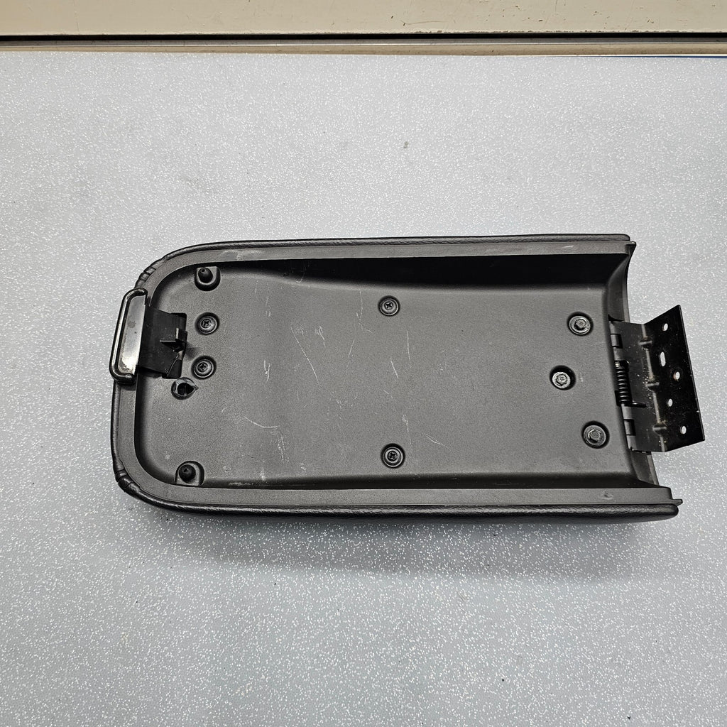 🔥02-09 Trailblazer ENVOY Center Console Armrest Lid Top Pad Cover LEATHER BLACK