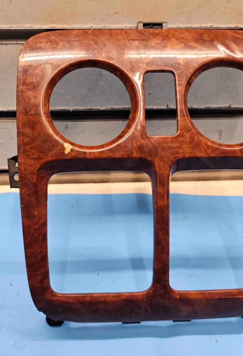 🔥01-06 Acura MDX Rear AC Climate Control Bezel Trim Woodgrain