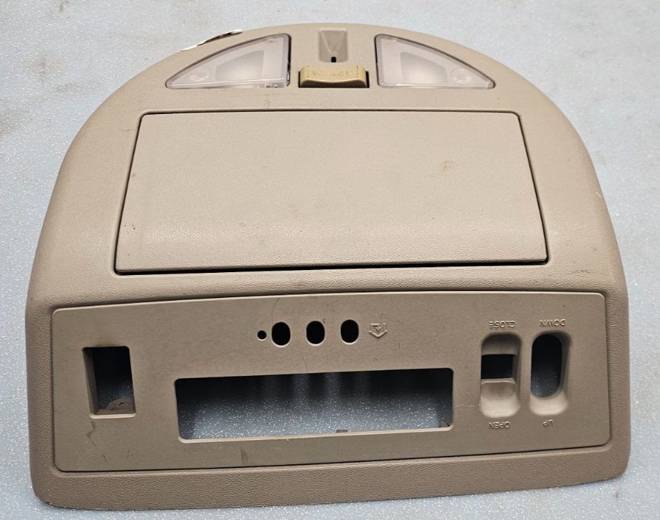 🔥04-08 Armada QX56 Overhead Console Dome Light Lamp Sun Roof Storage Tan
