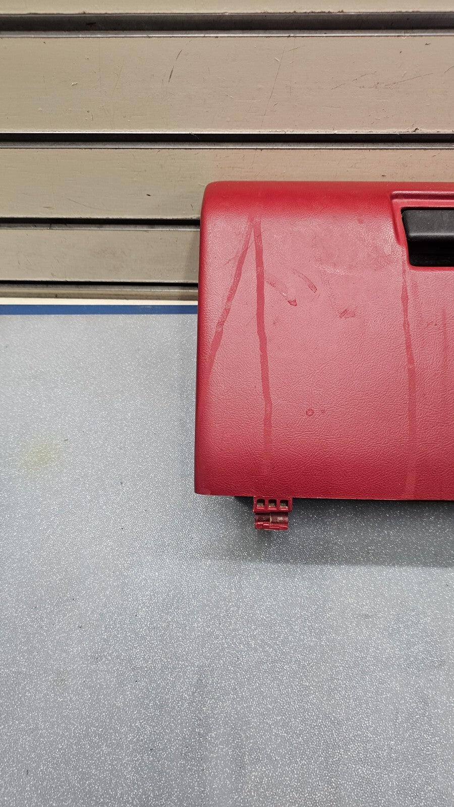 🔥92-96 F150 F250 F350 Bronco Dash Glove Box Storage Compartment Assembly RED