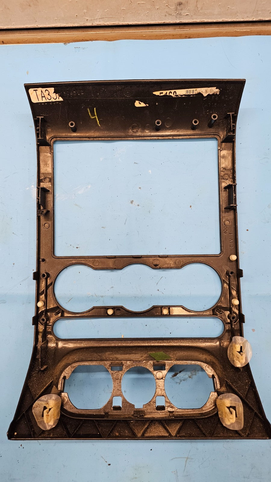 🔥04-08 Ford F150 Dash AM FM Radio Stereo Audio Climate Bezel Trim Panel Black