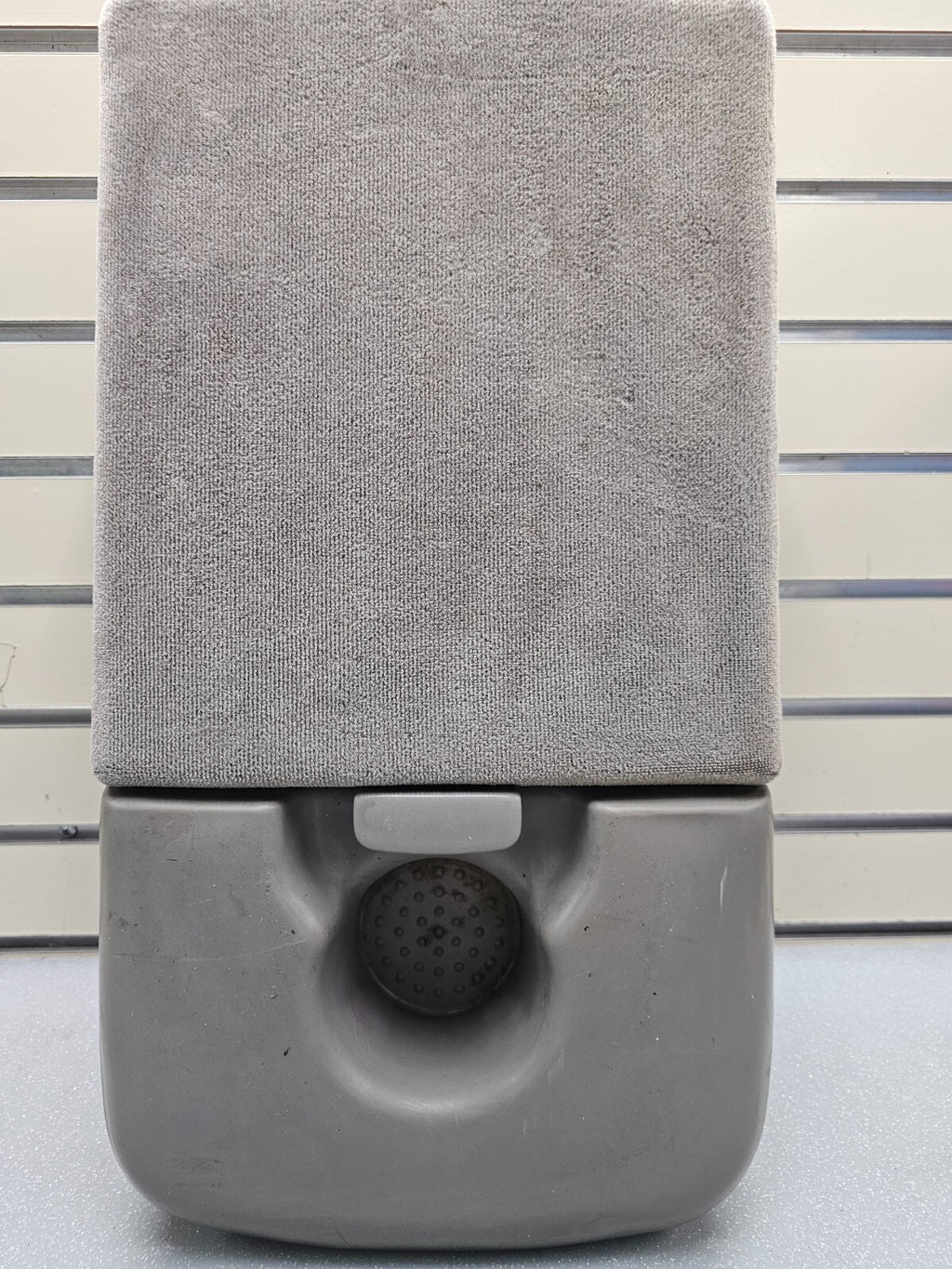 🔥97-03 Ford F150 Center Console JUMP SEAT Cloth/Leather Cup Holder LT GRAY JS6