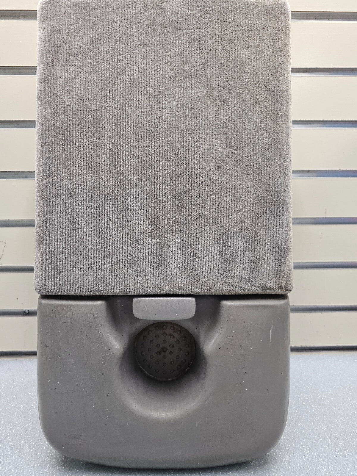 🔥97-03 Ford F150 Center Console JUMP SEAT Cloth/Leather Cup Holder LT GRAY JS6